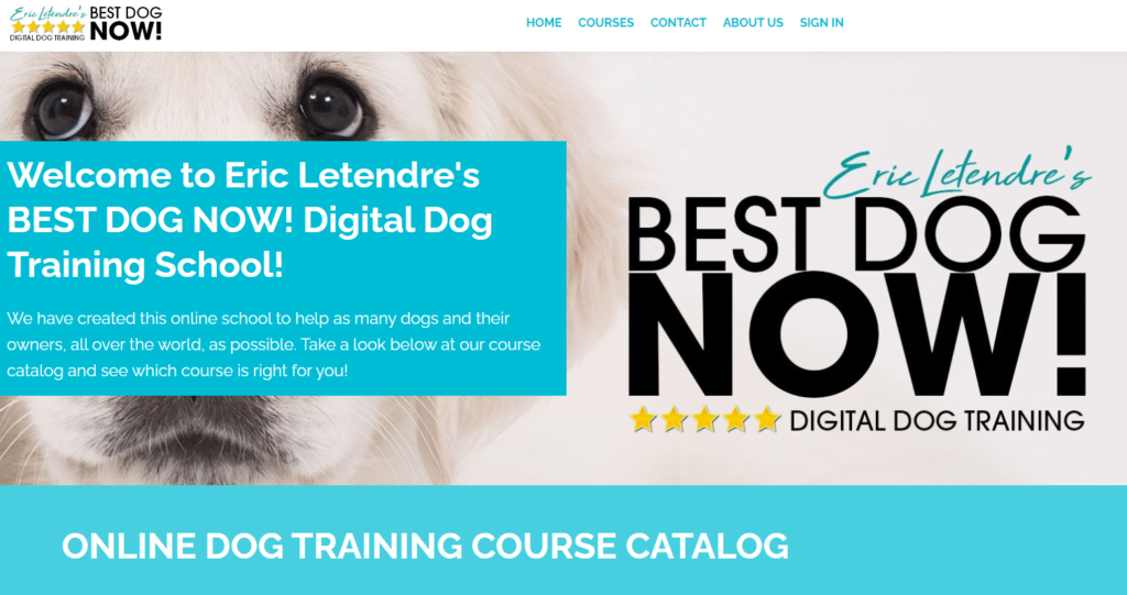 Eric Letendre's Online Dog Training Program